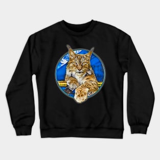 Lynx wild cat freedom Crewneck Sweatshirt